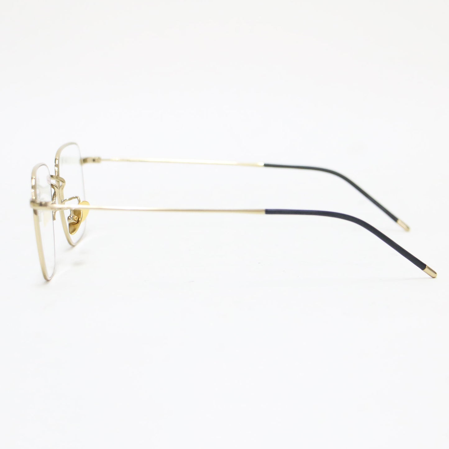 25春夏 スクエア型 メタルフレーム 眼鏡 / FS26 アイウェア チタン