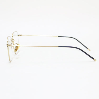 25春夏 スクエア型 メタルフレーム 眼鏡 / FS26 アイウェア チタン