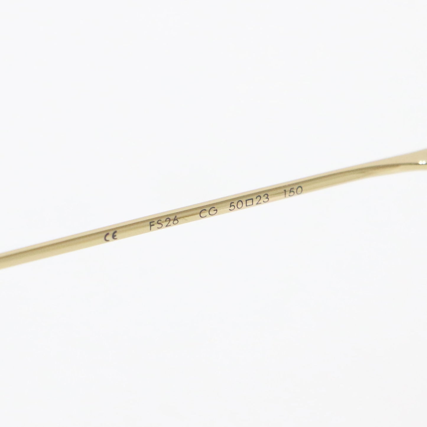 25春夏 スクエア型 メタルフレーム 眼鏡 / FS26 アイウェア チタン