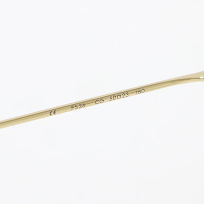 25春夏 スクエア型 メタルフレーム 眼鏡 / FS26 アイウェア チタン