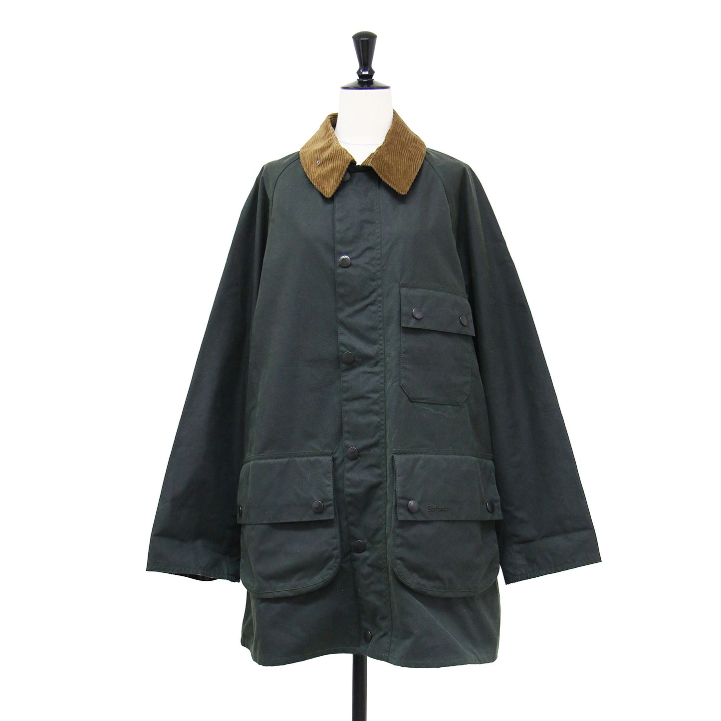 25秋冬 SOLWAY ワックスジャケット オーバーサイズフィット / ソルウェイ ステンカラー ミドル丈 ワックスドコットン
