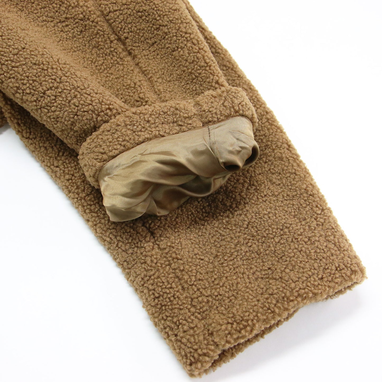 23秋冬 エコペル ボアハーフコート / ECOPEL ジャケット ミドル丈 Vネック 長袖 ワイド フロントポケット
