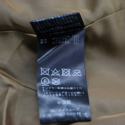 23秋冬 エコペル ボアハーフコート / ECOPEL ジャケット ミドル丈 Vネック 長袖 ワイド フロントポケット