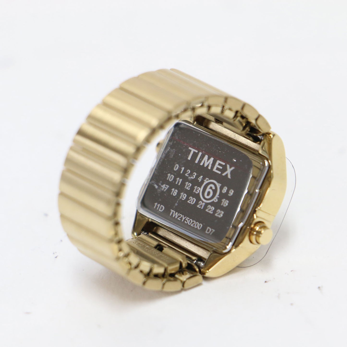 × TIMEX 25秋冬 リングウォッチ / T80 RING WATCH 指輪 メタリック ロゴ デジタル 時計