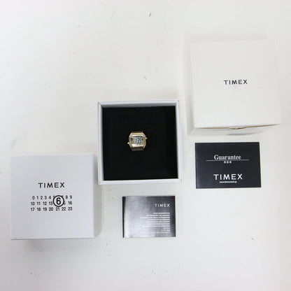× TIMEX 25秋冬 リングウォッチ / T80 RING WATCH 指輪 メタリック ロゴ デジタル 時計