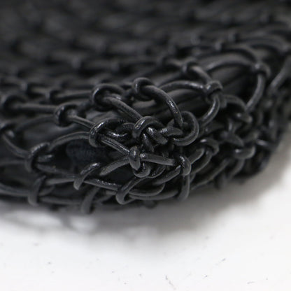 レザー ワンショルダー メッシュバッグ / BANGALORE W HANDLES ハンドバッグ トート 巾着 本革