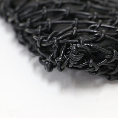 レザー ワンショルダー メッシュバッグ / BANGALORE W HANDLES ハンドバッグ トート 巾着 本革