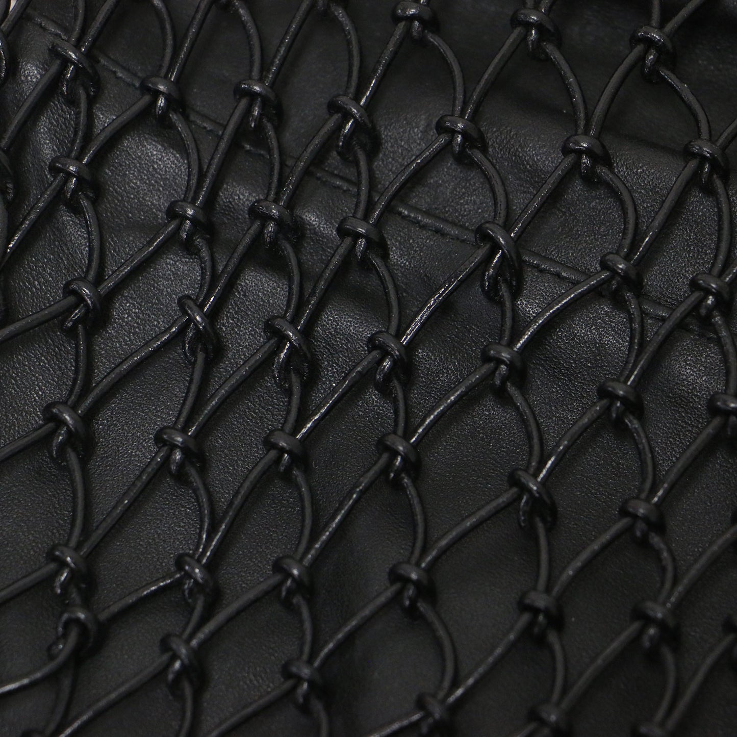 レザー ワンショルダー メッシュバッグ / BANGALORE W HANDLES ハンドバッグ トート 巾着 本革