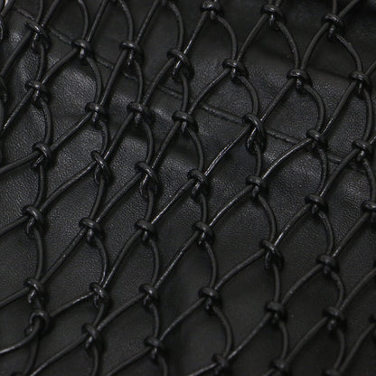 レザー ワンショルダー メッシュバッグ / BANGALORE W HANDLES ハンドバッグ トート 巾着 本革