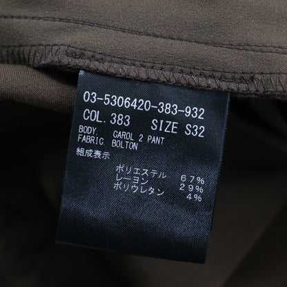 25秋冬 テーパード パンツ / Bolton Carol 2 Pant スラックス センタープレス ストレッチ ウォッシャブル