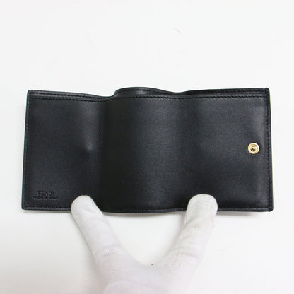 カリフォルニアスカイ ミニウォレット / 三つ折り財布 ロゴ レザー 短財布