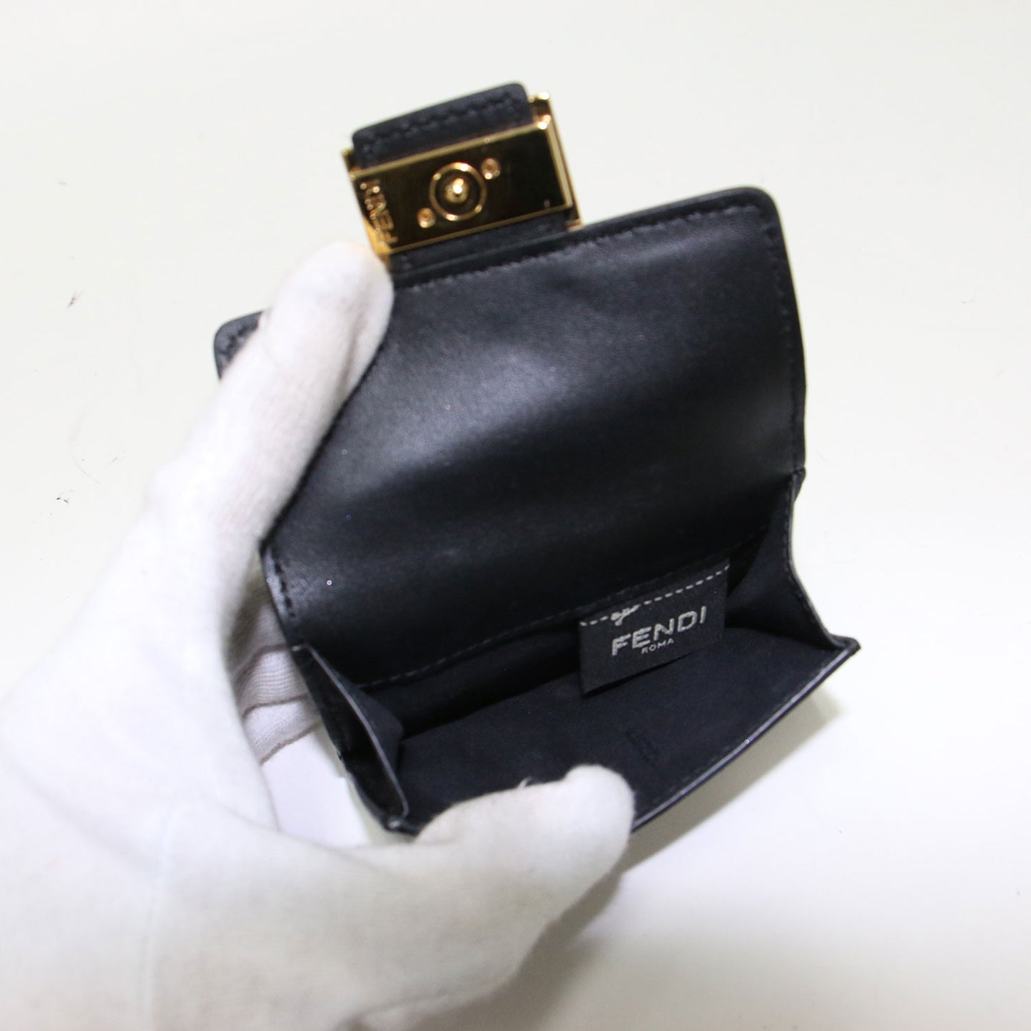 カリフォルニアスカイ ミニウォレット / 三つ折り財布 ロゴ レザー 短財布