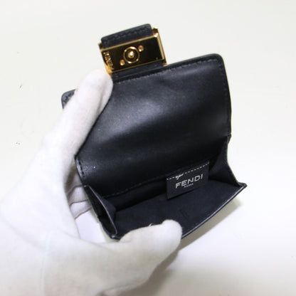 カリフォルニアスカイ ミニウォレット / 三つ折り財布 ロゴ レザー 短財布