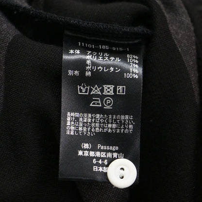 24秋冬 アイビー ラグビージャージ / IVY RUGBY JERGEY プルオーバー ドロップショルダー 長袖 ボーダー ワイド ウール コットン