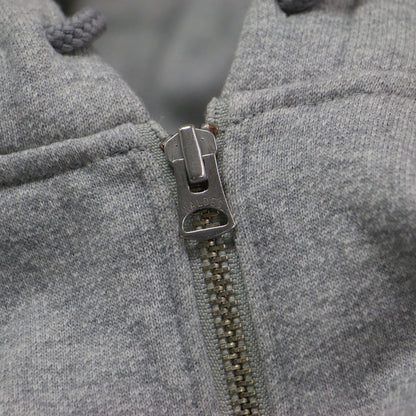 24秋冬 スウェットフーディワンピース / パーカーワンピース 長袖 ロング丈 Iライン ジッパー スリット パイル