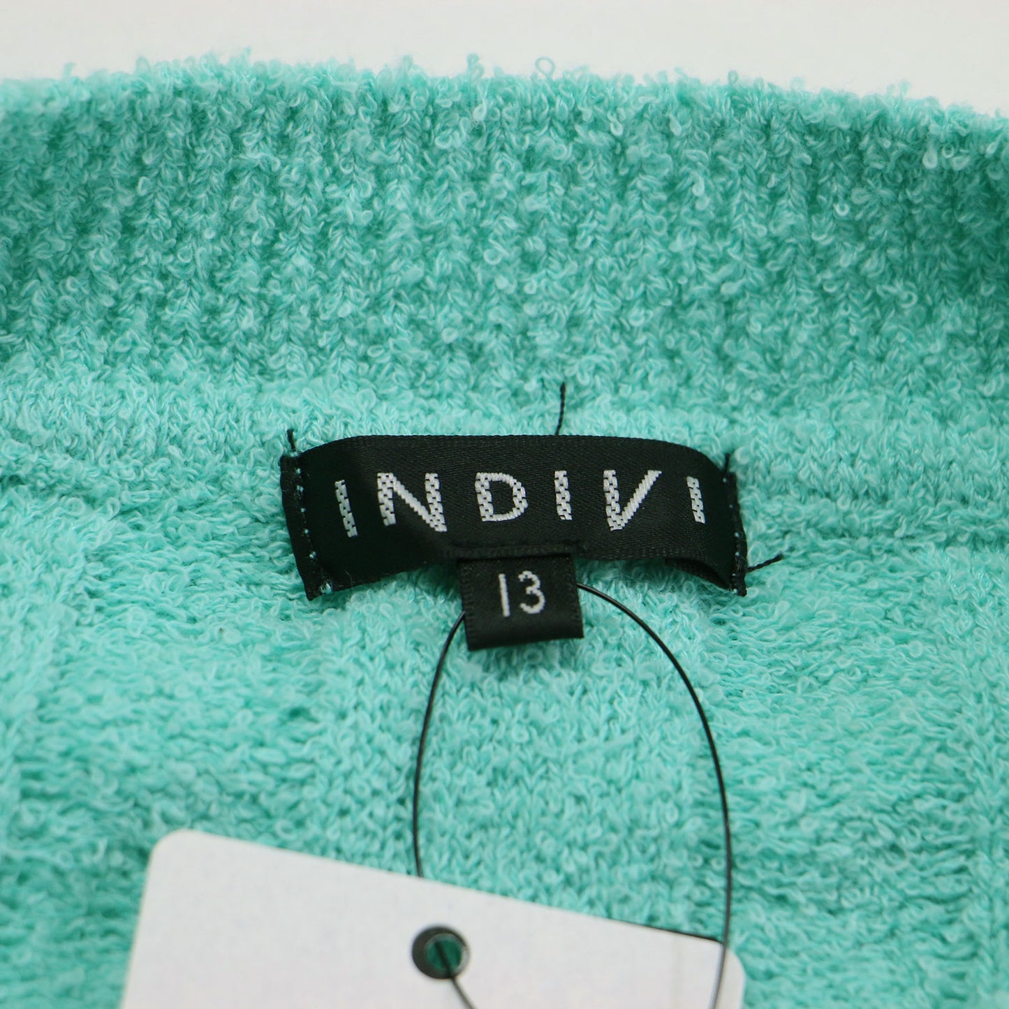 25春夏 フリンジ ジャカードニット / プルオーバー 長袖 クルーネック ドロップショルダー スリット パイル地 コットン