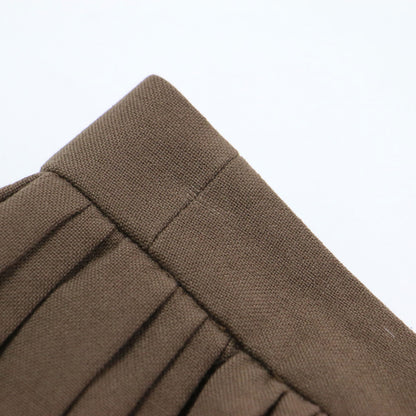 アシンメトリープリーツ スカート / NEW.POLY.PLEAT WRAP.PLEAT ラッププリーツ ロング丈 ミディ丈