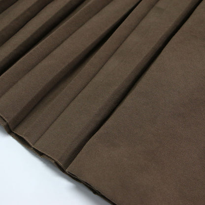 アシンメトリープリーツ スカート / NEW.POLY.PLEAT WRAP.PLEAT ラッププリーツ ロング丈 ミディ丈