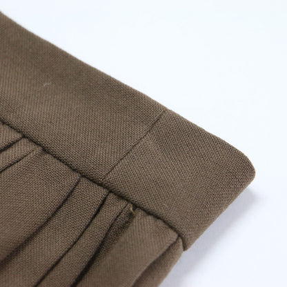 アシンメトリープリーツ スカート / NEW.POLY.PLEAT WRAP.PLEAT ラッププリーツ ロング丈 ミディ丈