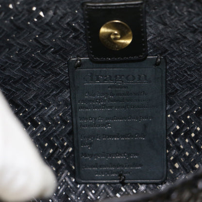 ノヴァ ルナ レザーワンショルダーバッグ / ハーフムーン 肩掛け メッシュ 編み込み