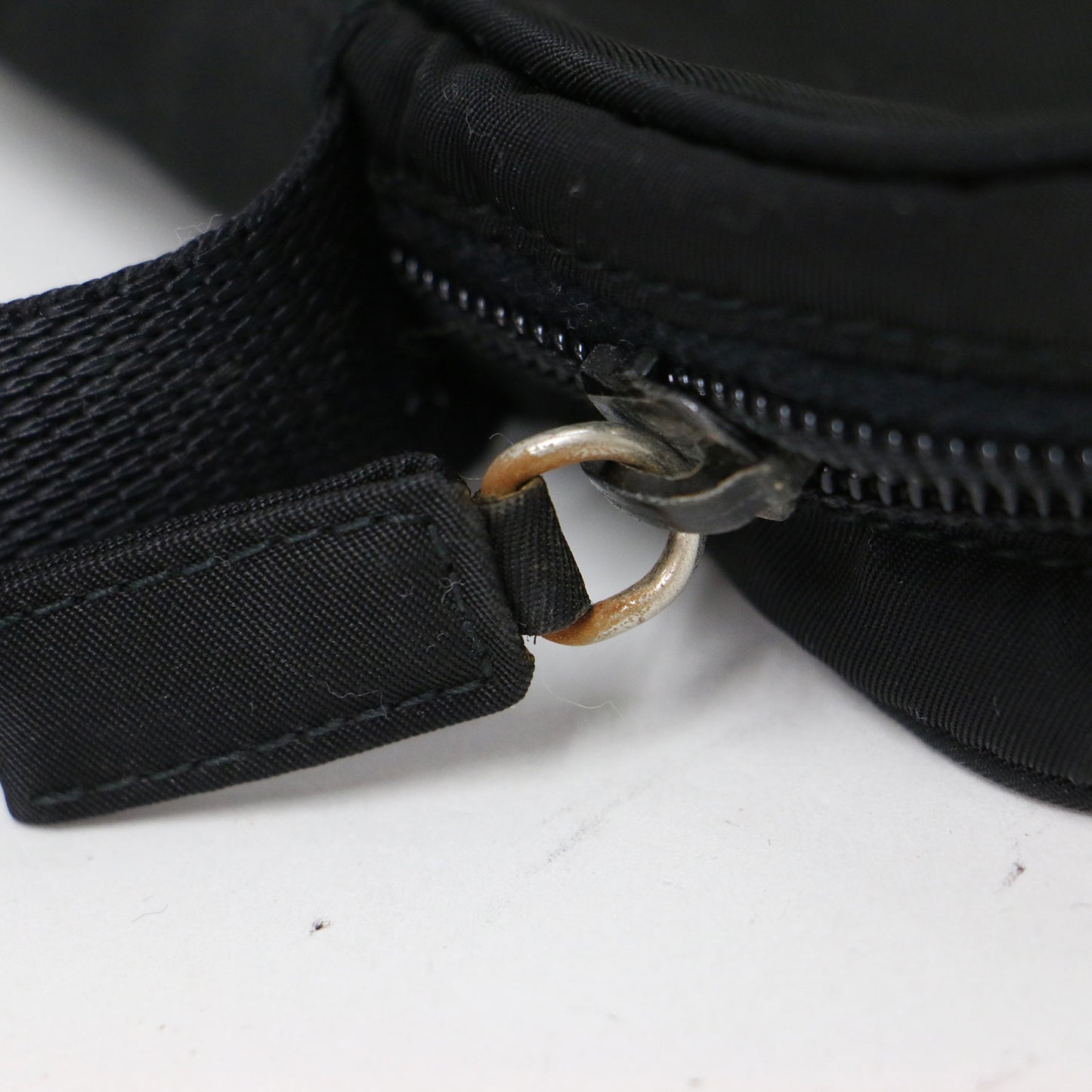 ナイロン ミニ ショルダーバッグ / ポシェット ロゴ 長方形