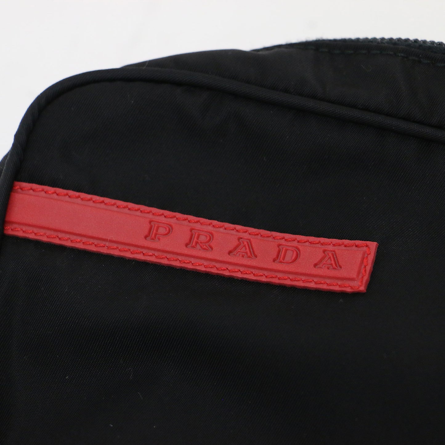 ナイロン ミニ ショルダーバッグ / ポシェット ロゴ 長方形