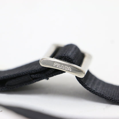 ナイロン ミニ ショルダーバッグ / ポシェット ロゴ 長方形