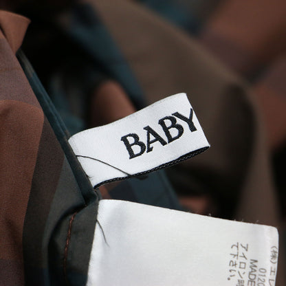 24秋冬 チェック フレアスカート / ウエストゴム Aライン プリーツ ギャザー