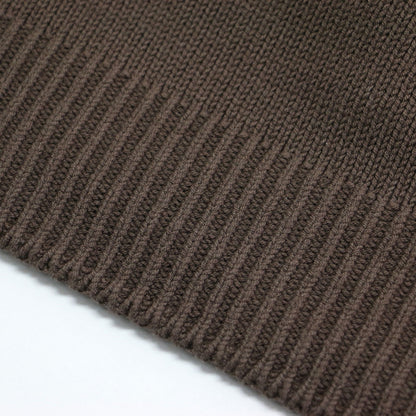 25春夏 ハイバルキー フーディ ワンピース / ニットワンピース ロング丈 ストレート リブ