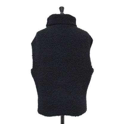 23秋冬 タートルネック ボア ベスト / Shearling Turtle Vest プルオーバー ノースリーブ ドロップショルダー ウール