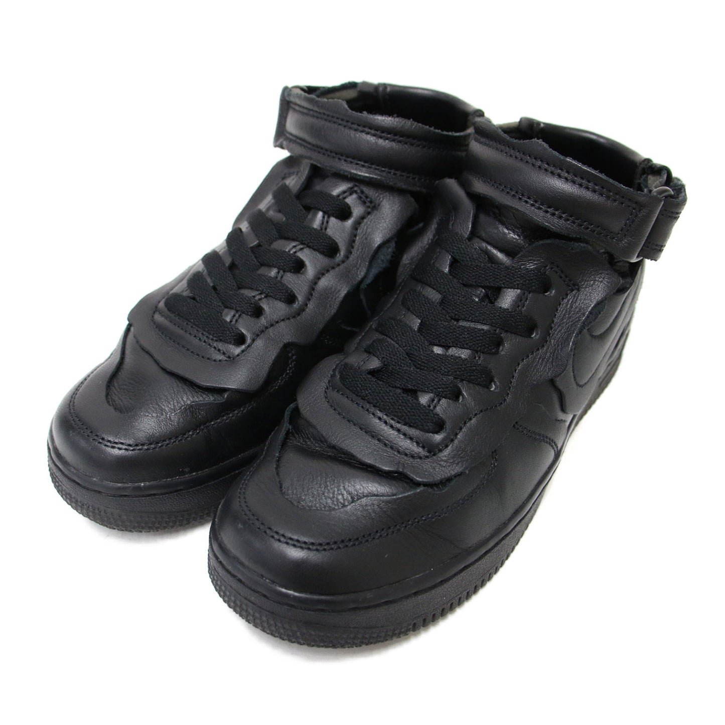 × NIKE 20秋冬 AIR FORCE 1 / エアフォースワン ハイカット レースアップ ロゴ レザー スニーカー