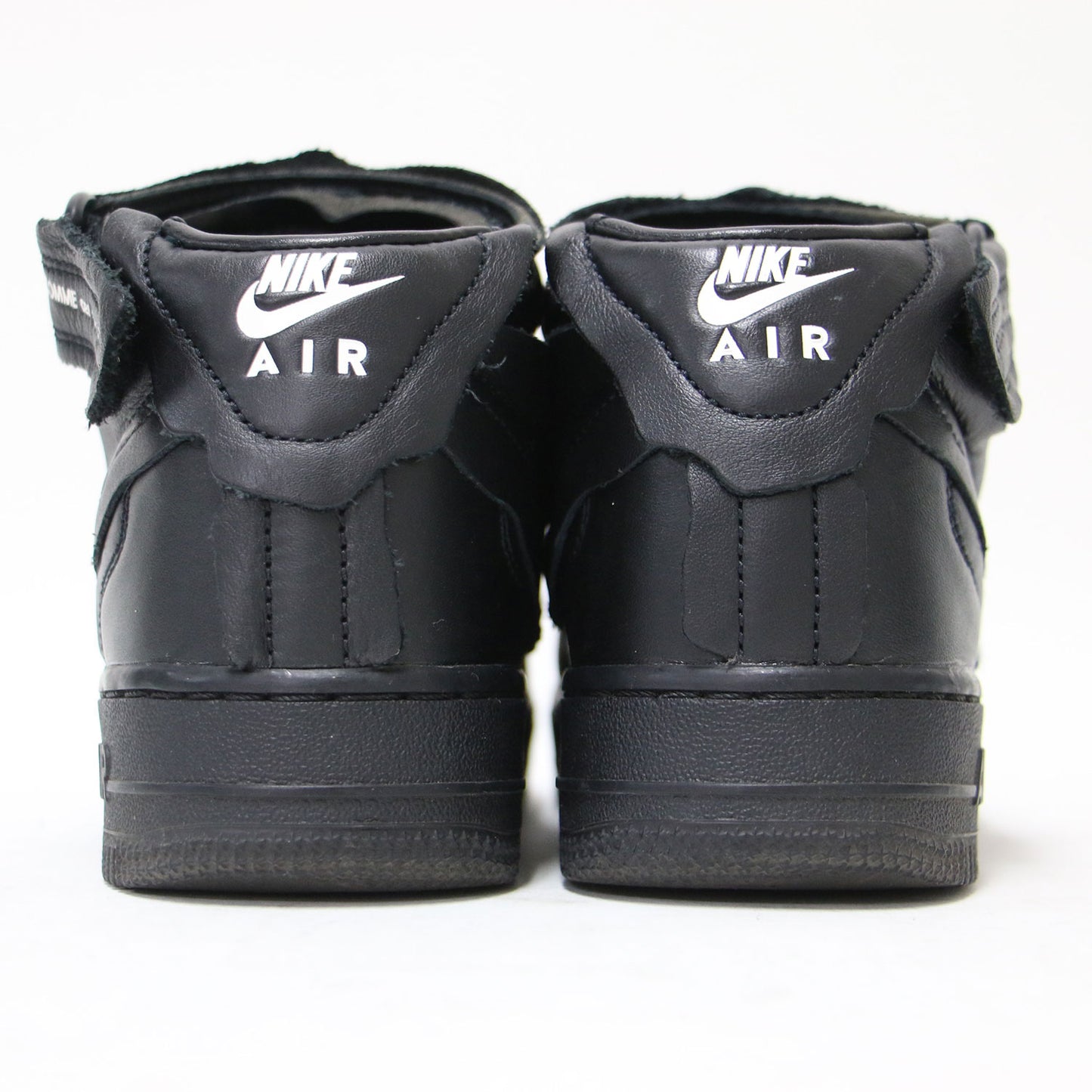 × NIKE 20秋冬 AIR FORCE 1 / エアフォースワン ハイカット レースアップ ロゴ レザー スニーカー