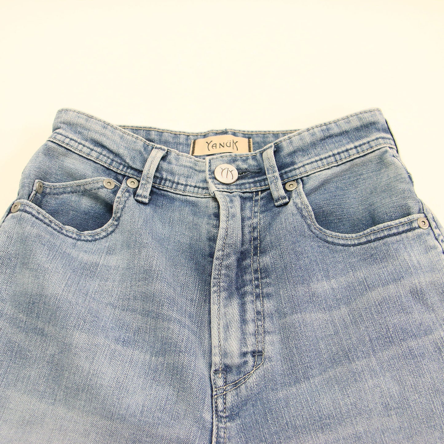 ボーイズストレート レア / LEA デニムパンツ ストレッチ 刺繍 コットン