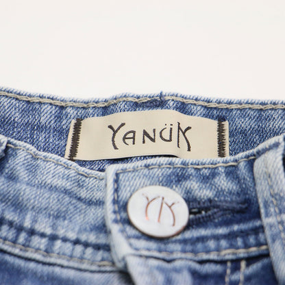 ボーイズストレート レア / LEA デニムパンツ ストレッチ 刺繍 コットン