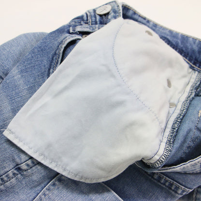 ボーイズストレート レア / LEA デニムパンツ ストレッチ 刺繍 コットン