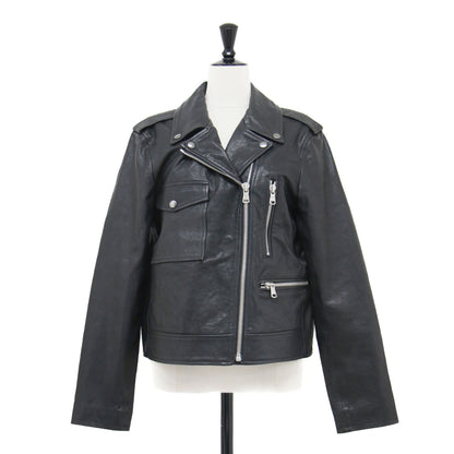 レザー ライダースジャケット / HARL LEATHER SONNY ブルゾン ジップアップ 長袖 キルティング ラムレザー