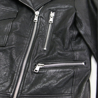 レザー ライダースジャケット / HARL LEATHER SONNY ブルゾン ジップアップ 長袖 キルティング ラムレザー