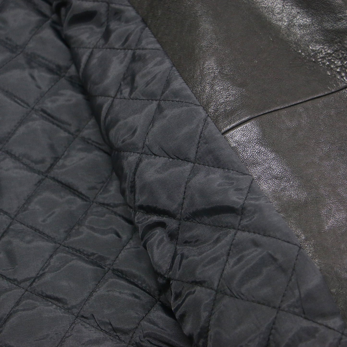 レザー ライダースジャケット / HARL LEATHER SONNY ブルゾン ジップアップ 長袖 キルティング ラムレザー