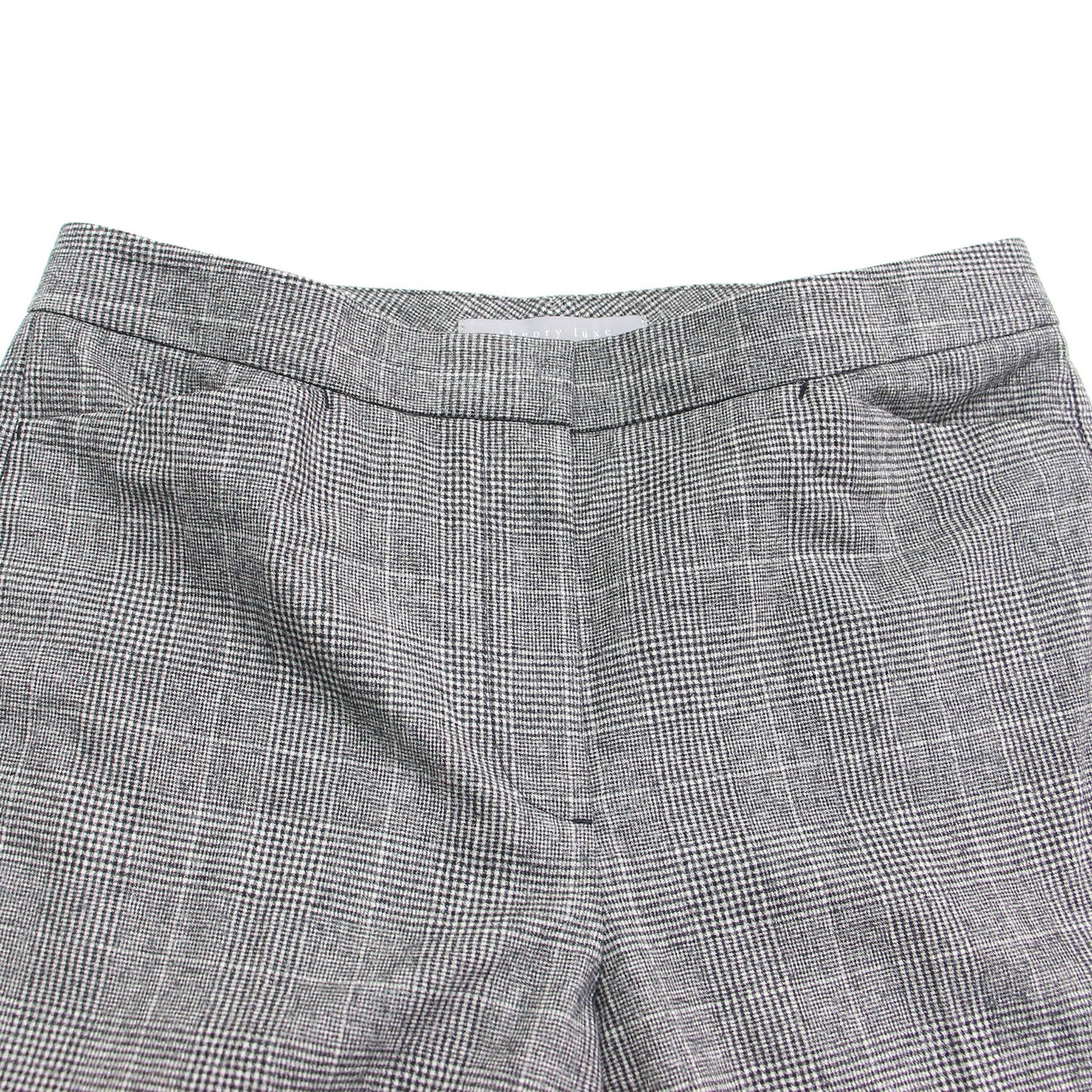グレンチェック フランネル パンツ / Wales Flannel Misuerte クロップド丈 ストレッチ ウール