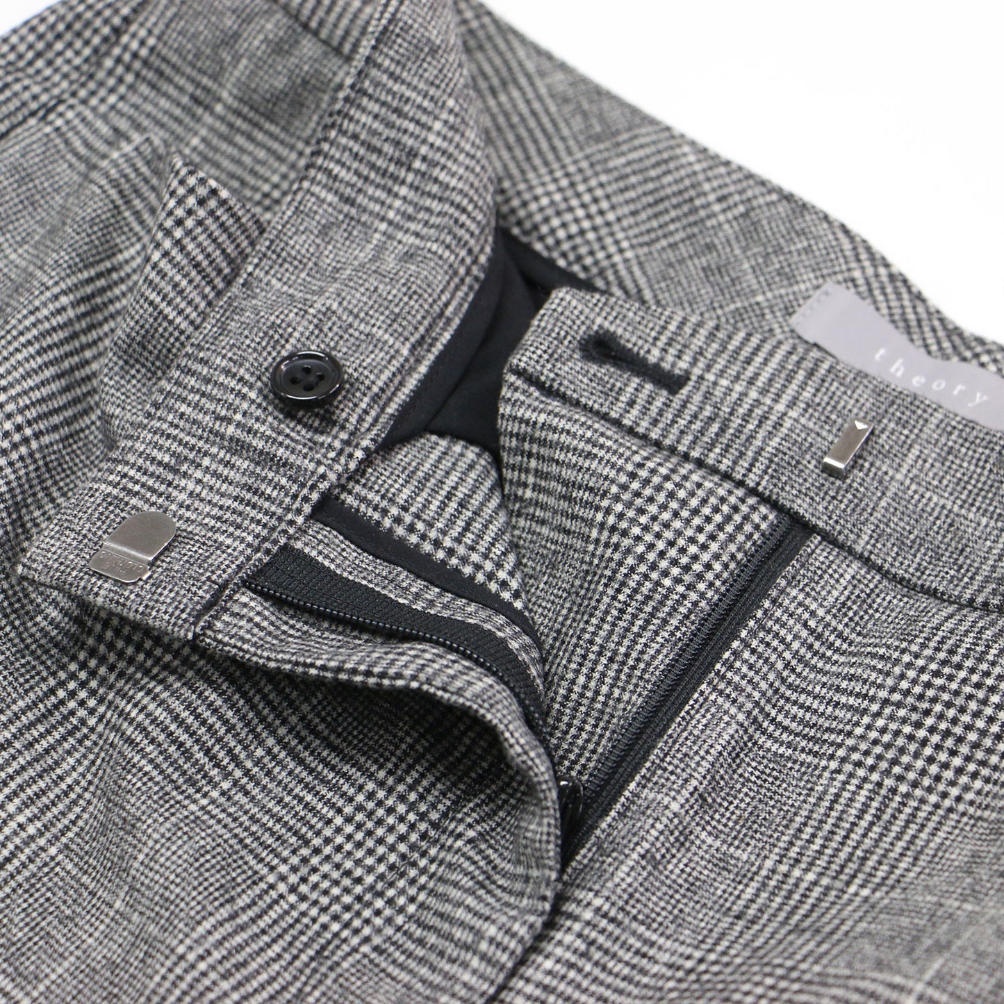 グレンチェック フランネル パンツ / Wales Flannel Misuerte クロップド丈 ストレッチ ウール