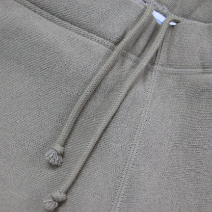 × FRAMeWORK 別注 25秋冬 製品染め スウェットパンツ / イージーパンツ ウエストゴム ドローコード ロゴ 刺繍 裏起毛