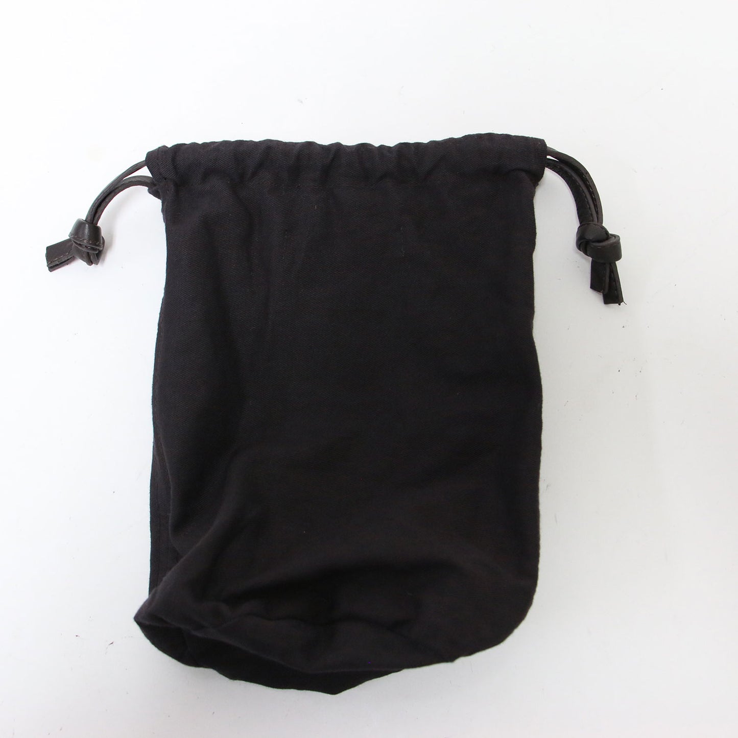 × THE BAGMATI 別注 25秋冬 ショルダー付き レザー編みバッグ / SHOULDER leather ハンドバッグ 2way 巾着 レザー コットン
