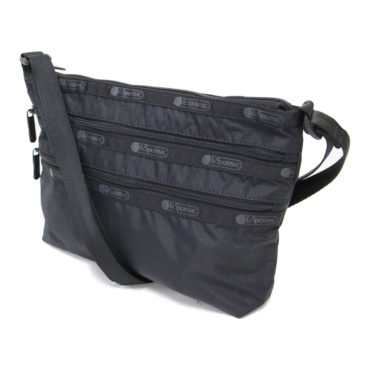 クイン ショルダー バッグ / QUINN BAG ポーチ クロスボディ 3ジップ コンパクト ナイロン