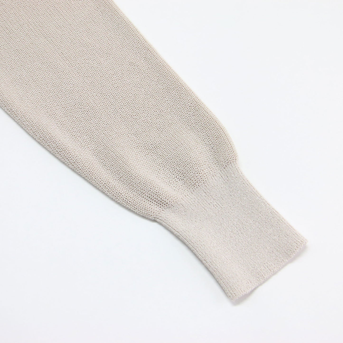 22春夏 ハイゲージ 片畦 ニット / プルオーバー 長袖 クルーネック ドロップショルダー