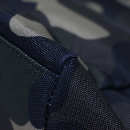 カモフラ柄 ロゴ 刺繍 カートバッグ / トートバッグ 迷彩 二コちゃん タグ 総柄