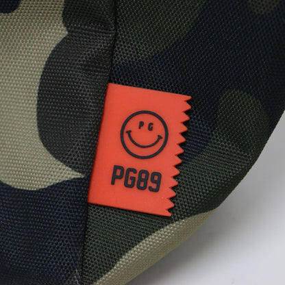 カモフラ柄 ロゴ 刺繍 カートバッグ / トートバッグ 迷彩 二コちゃん タグ 総柄