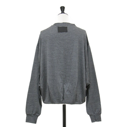 25秋冬 Vネック カーディガン / MAGGIE CARDIGAN ニット 長袖 ドルマンスリーブ タック リブ ウール