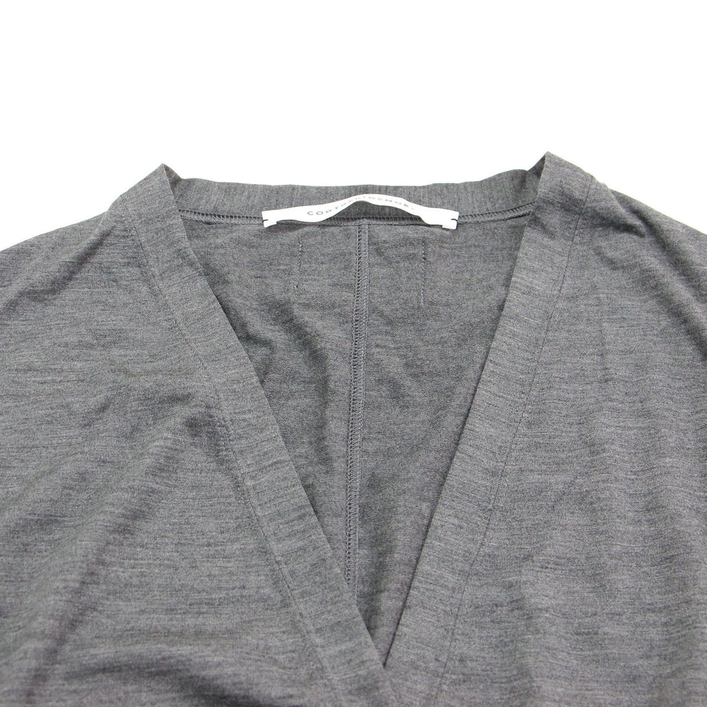 25秋冬 Vネック カーディガン / MAGGIE CARDIGAN ニット 長袖 ドルマンスリーブ タック リブ ウール
