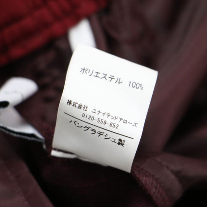 24秋冬 ツイードライク フレアパンツ / ワイドパンツ センタープレス ウエストゴム