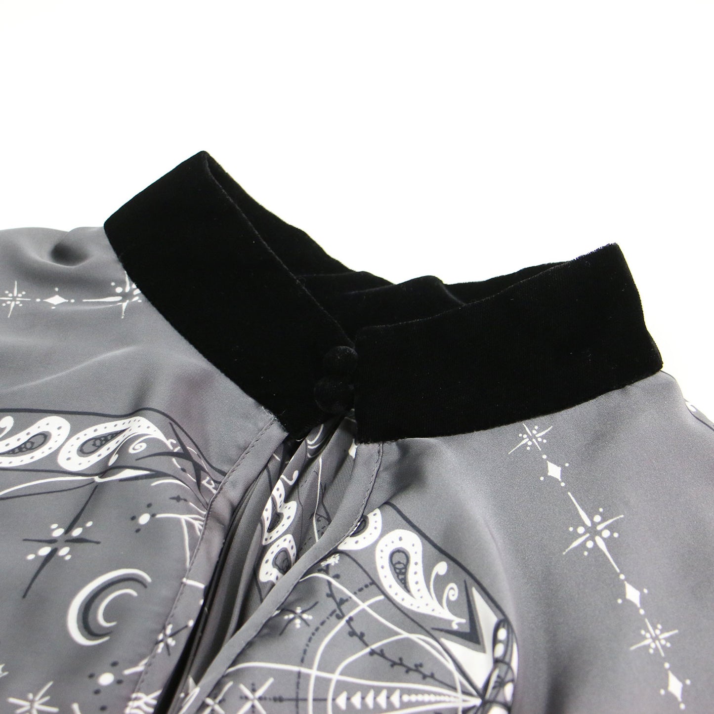 × Dr Woo 20AW 総柄 プリーツ ワイドブラウス / Bandana Print Pleats Cape Top プルオーバー ハイネック ドロップショルダー